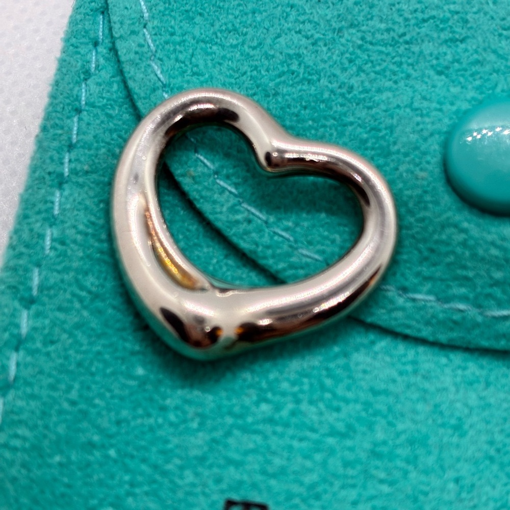 Tiffany & Co. Silver Open Heart pendant Large